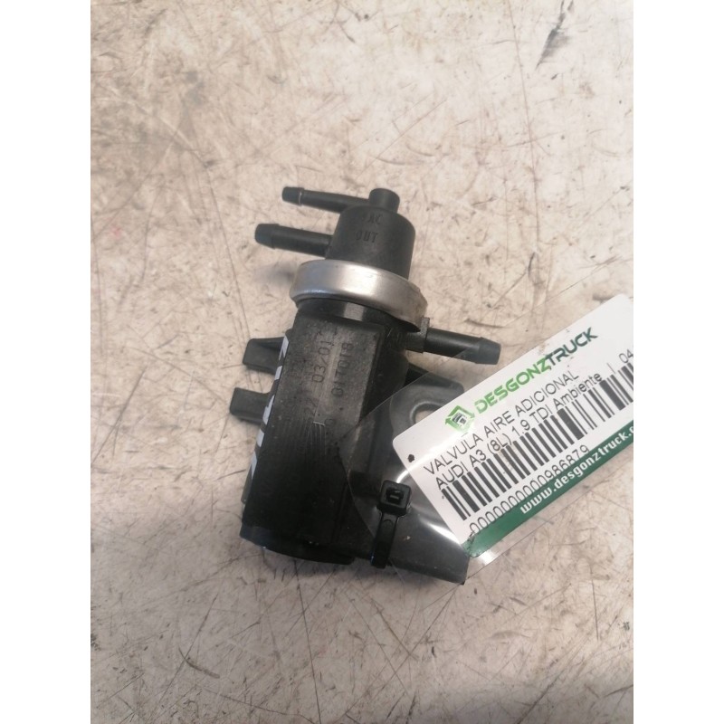 Recambio de valvula aire adicional para audi a3 (8l) 1.9 tdi ambiente referencia OEM IAM 1J0906627 2 PINS 