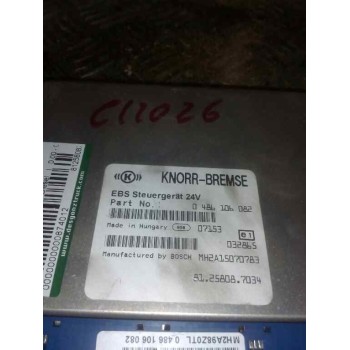 Recambio de modulo electronico para man tg - a 18.xxx 12.8 diesel referencia OEM IAM 81258087034 0486106082 CENTRALITA EBS