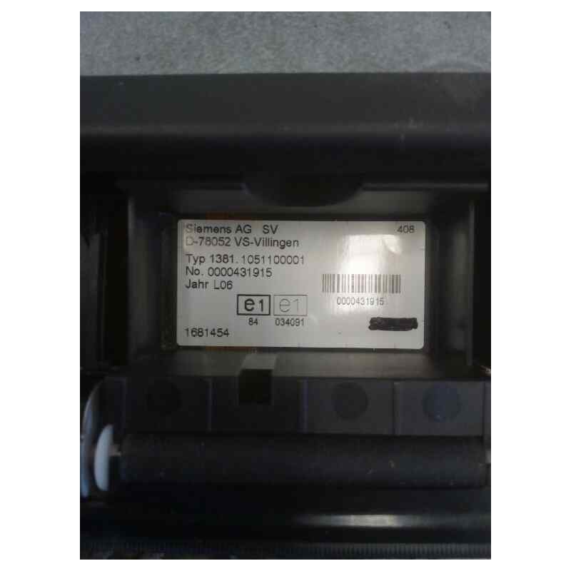 Recambio de tacografo para daf serie xf105.460 fsa 4x2 super-space-cab referencia OEM IAM 13811051100001 0000431915 3