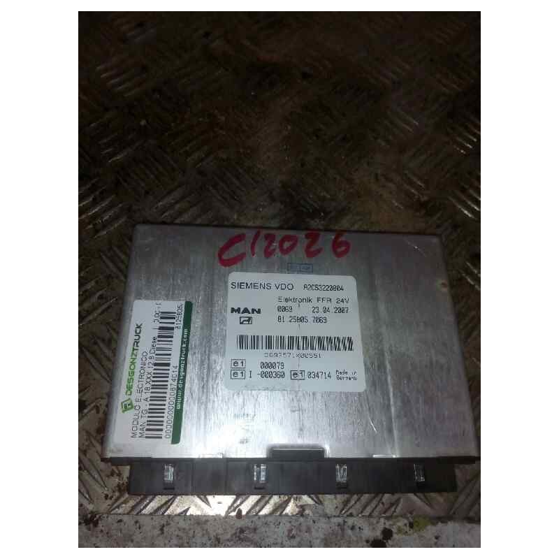 Recambio de modulo electronico para man tg - a 18.xxx 12.8 diesel referencia OEM IAM 81258057069  CENTRALITA FFR