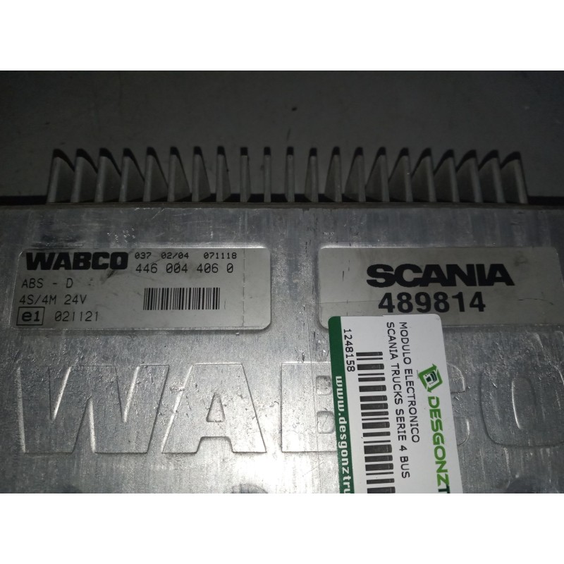 Recambio de modulo electronico para scania trucks serie 4 bus k 124 referencia OEM IAM 489814  4460044060 - Blanco 4