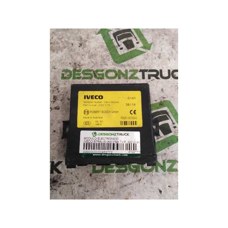 Recambio de modulo electronico para iveco stralis (as) fsa t / p 4x2 gran espacio referencia OEM IAM 41221119 SW19.3 