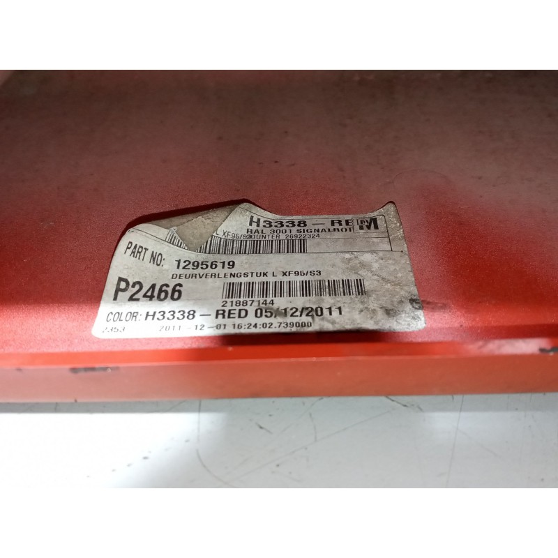 Recambio de aleta delantera izquierda para daf serie xf105.460 12.9 diesel referencia OEM IAM 1295619 - Rojo 2