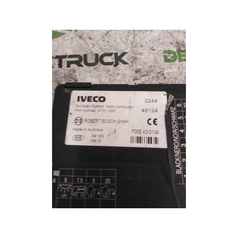 Recambio de modulo electronico para iveco stralis (as) fsa t / p 4x2 gran espacio referencia OEM IAM 41221000 SW19.5 CENTRALITA - Blanco 2