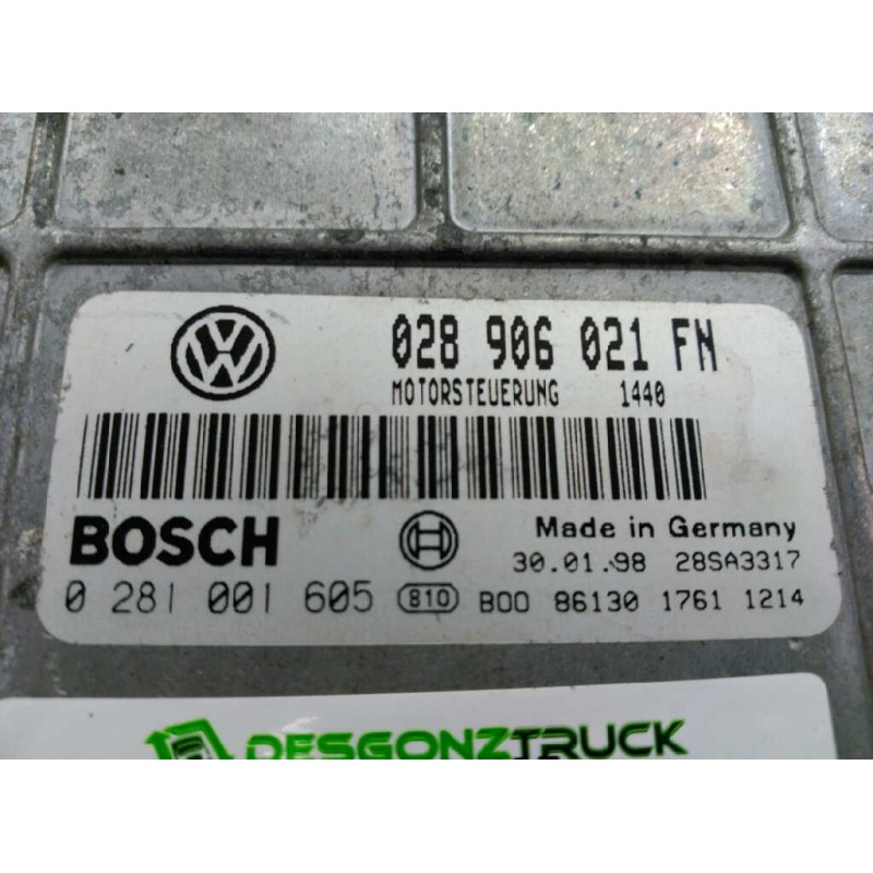 Recambio de centralita motor uce para seat toledo (1l) magnus referencia OEM IAM 028906021FN 0281001605 - Blanco 2