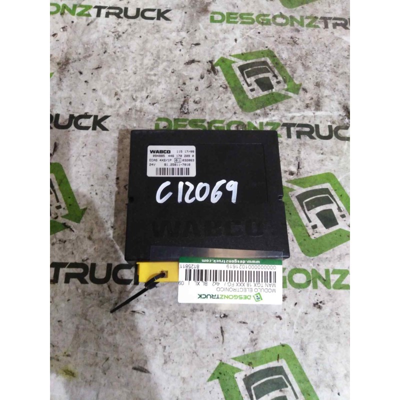 Recambio de modulo electronico para man tgx 18.xxx fg / 4x2 bl xl referencia OEM IAM 81258117018 4461702090 CENTRALITA ECAS