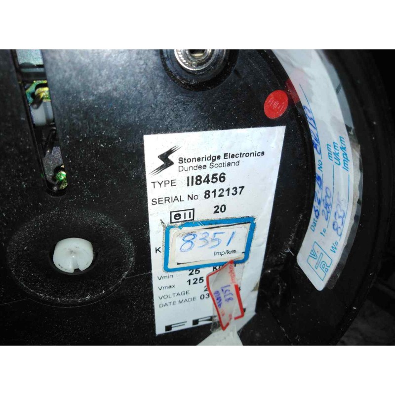 Recambio de tacografo para iveco eurocargo 5.9 diesel referencia OEM IAM II8456 812137 - Blanco 2