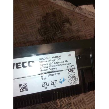 Recambio de cuadro instrumentos para iveco stralis (ad/at) fg at   4x2 larga distancia referencia OEM IAM 504226365  