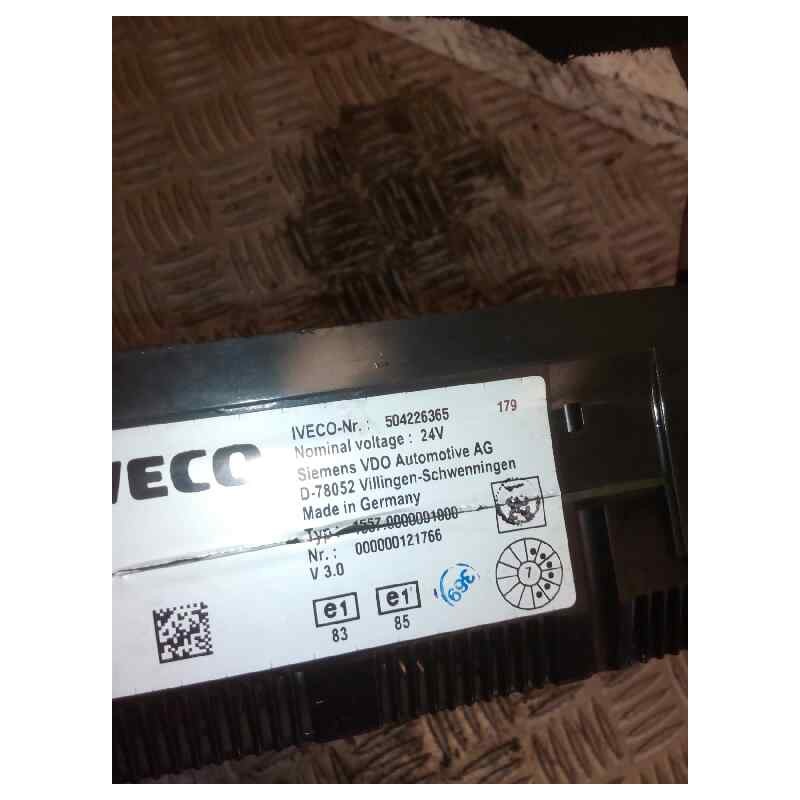 Recambio de cuadro instrumentos para iveco stralis (ad/at) fg at   4x2 larga distancia referencia OEM IAM 504226365 3