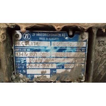 Recambio de caja cambios para iveco eurocargo 05.03  5.9 diesel referencia OEM IAM 6S700TO 504271626 1347001005