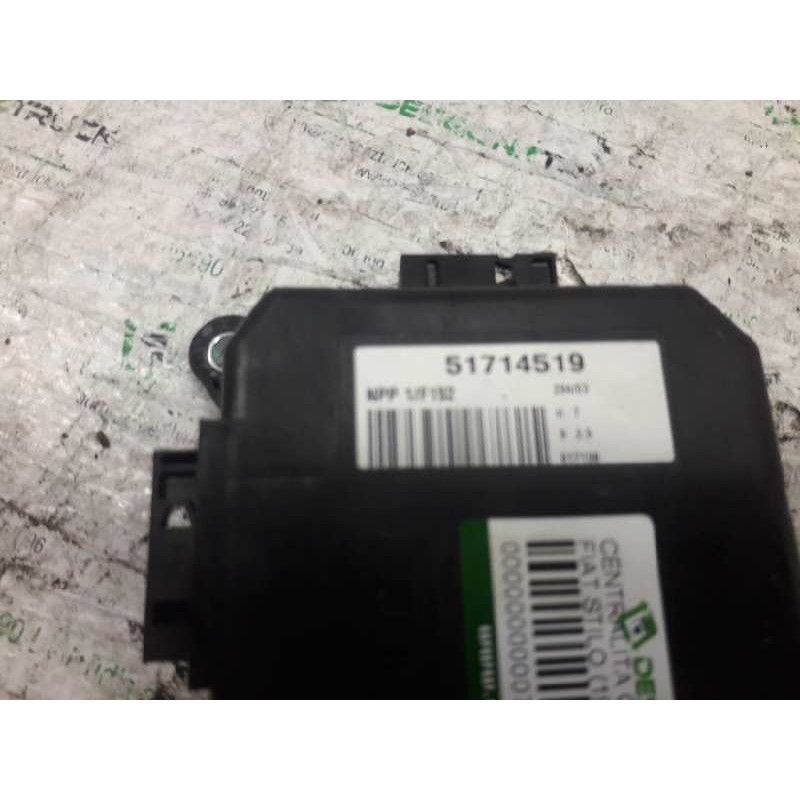Recambio de centralita cierre para fiat stilo (192) 1.9 jtd cat referencia OEM IAM 51714519 DERECHA - Negro 2