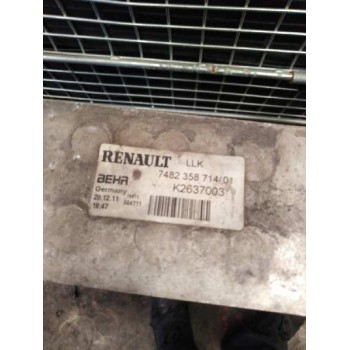 Recambio de intercooler para renault premium route 2006 fas 4x2 larga distancia referencia OEM IAM 7482358714 K2637003 