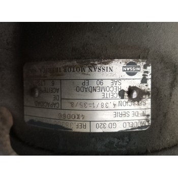 Recambio de grupo para nissan l80.09 referencia OEM IAM gd320 relacion:4.38/1=35/8 3800d6300