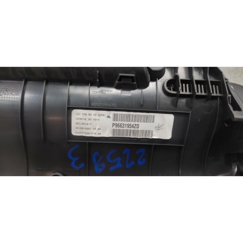 Recambio de cuadro instrumentos para citroën c4 berlina 1.6 hdi cat (9hy / dv6ted4) referencia OEM IAM 96631954ZD NS6477639X 4
