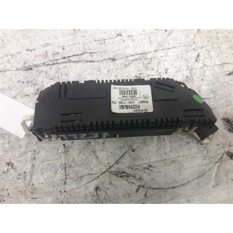 Recambio de pantalla multifuncion para citroën c4 berlina 1.6 16v hdi referencia OEM IAM 9654149380 RELOJ - Negro 2