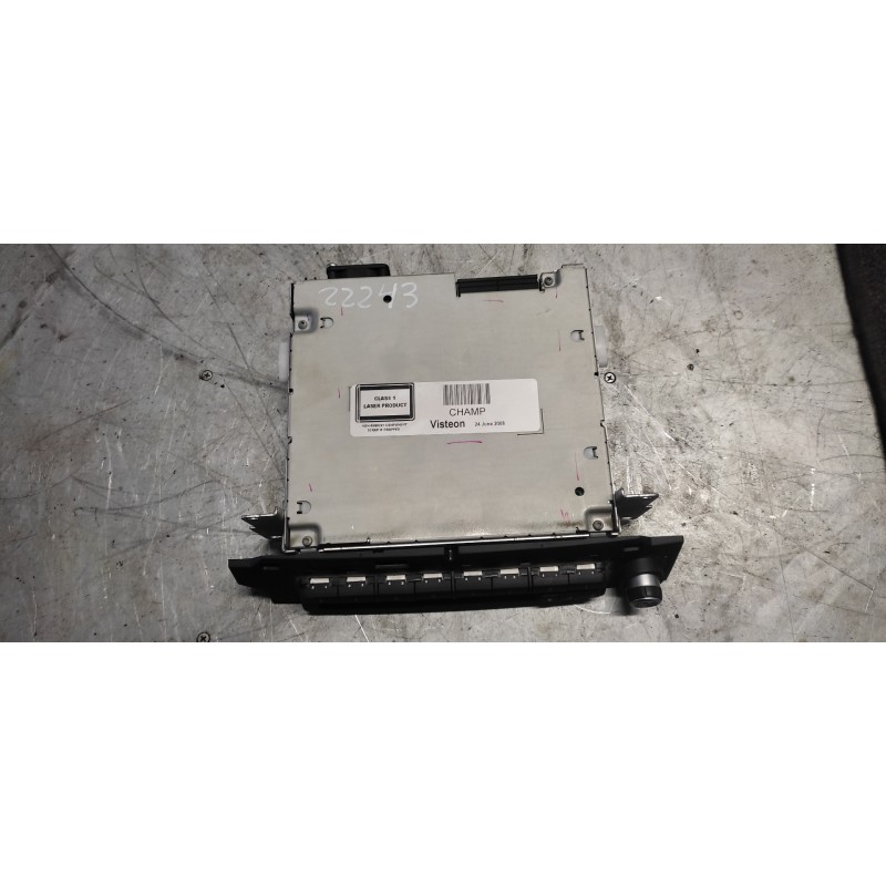 Recambio de sistema audio / radio cd para bmw serie 5 berlina (e60) 520d referencia OEM IAM 918790301 - Negro 2