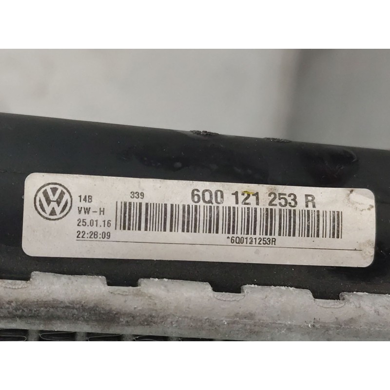 Recambio de radiador agua para seat ibiza iii (6l1) 1.9 tdi referencia OEM IAM 6Q0121253R - Negro 3