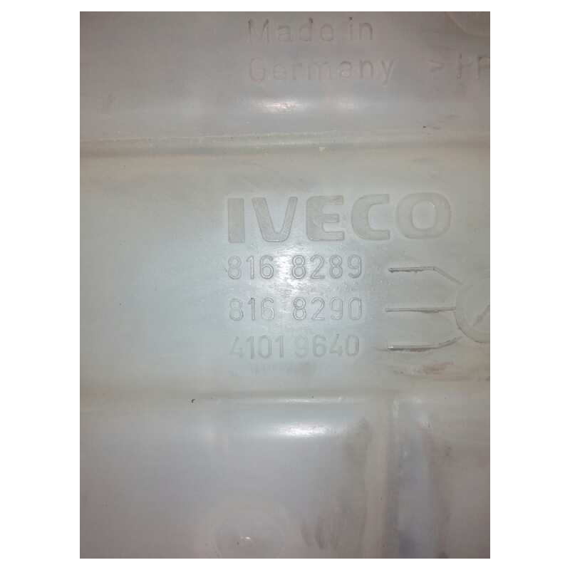 Recambio de deposito expansion para iveco eurotech cursor (mh) chasis  (190 e 35) larga distancia referencia OEM IAM 8168289 816 - Naranja 2