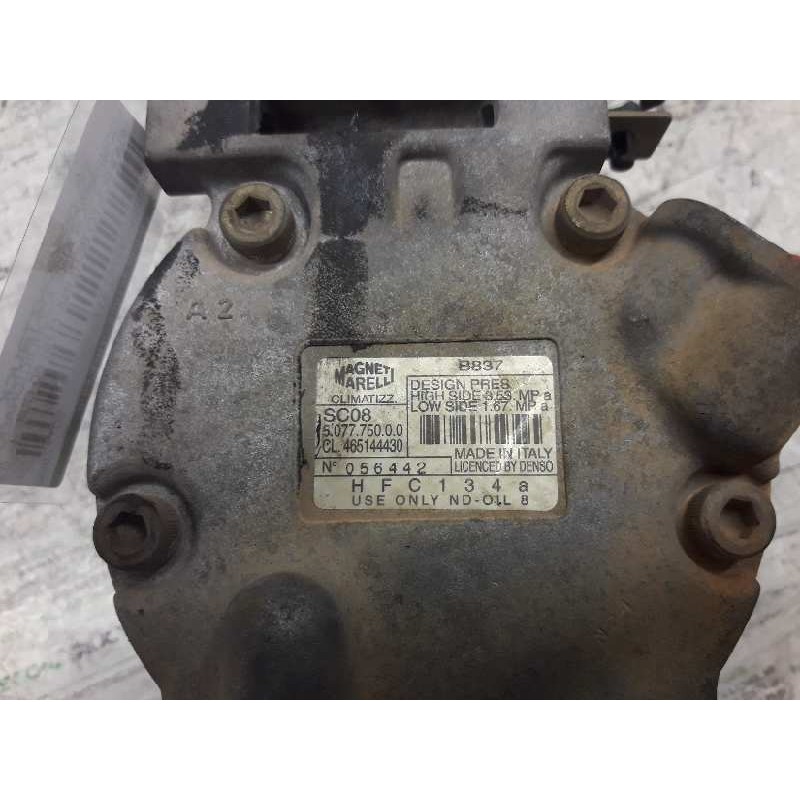Recambio de compresor aire acondicionado para fiat punto berlina (176) 60 cult referencia OEM IAM 507775000 465144430 056442 - Blanco 4