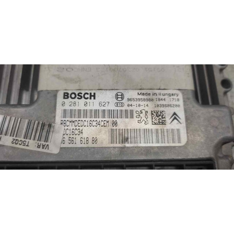 Recambio de centralita motor uce para peugeot 307 break / sw (s1) sw clim plus referencia OEM IAM 0281011627 9656161880 96539589 2