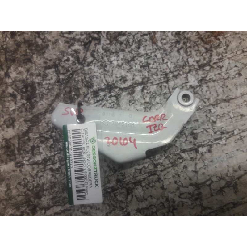 Recambio de bisagra puerta corredera para citroën berlingo 1.9 600 d furg. referencia OEM IAM  SUPERIOR IZQUIERDA - Blanco 2