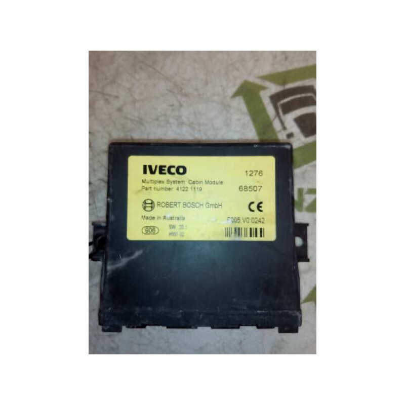 Recambio de modulo electronico para iveco trucks stralis ad 190s40 referencia OEM IAM 41221119 SW 20.1 2