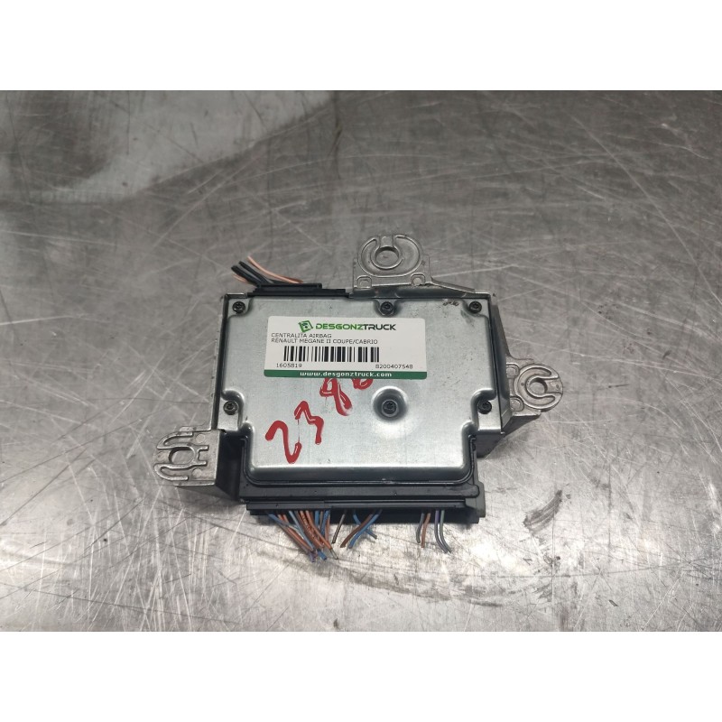 Recambio de centralita airbag para renault megane ii coupe/cabrio authentique referencia OEM IAM 8200407548 - Rojo 4