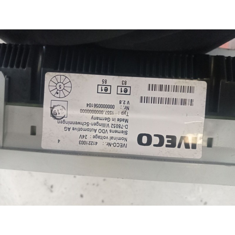 Recambio de cuadro instrumentos para iveco stralis (as) 12.9 diesel referencia OEM IAM 41221003 5
