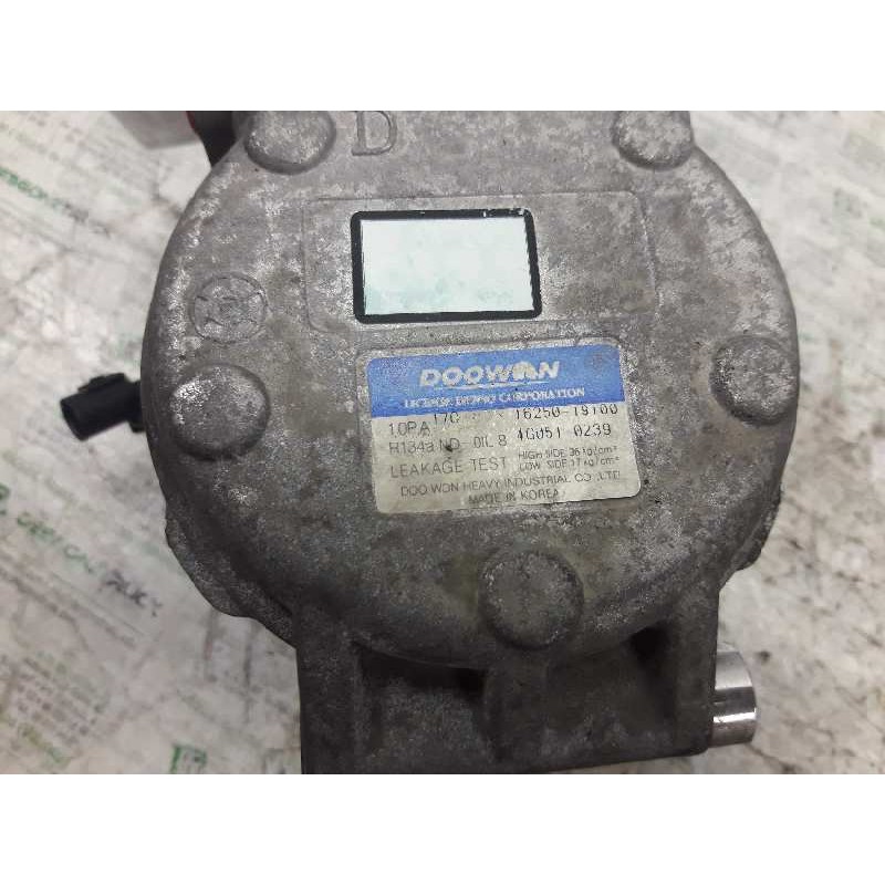 Recambio de compresor aire acondicionado para kia carens 2.0 crdi ex monovolumen referencia OEM IAM 1625019100 4G0510239 5