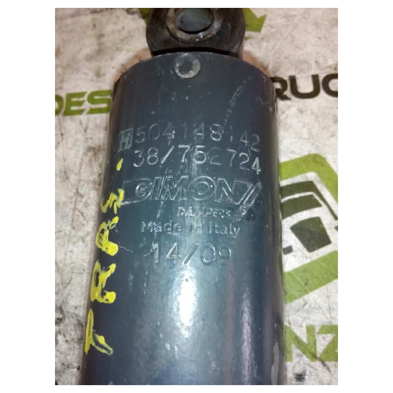 Recambio de amortiguador trasero para iveco eurocargo 05.03  fg 80 e larga distancia referencia OEM IAM 504148142 38752724 - Blanco 3