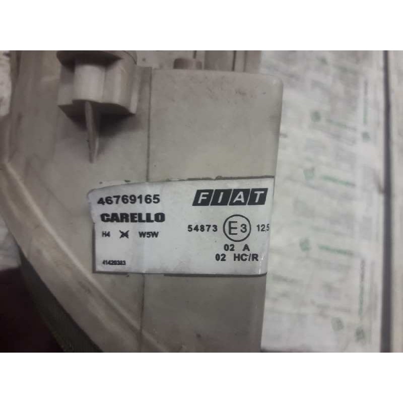 Recambio de faro derecho para fiat seicento (187) active referencia OEM IAM - Blanco 3
