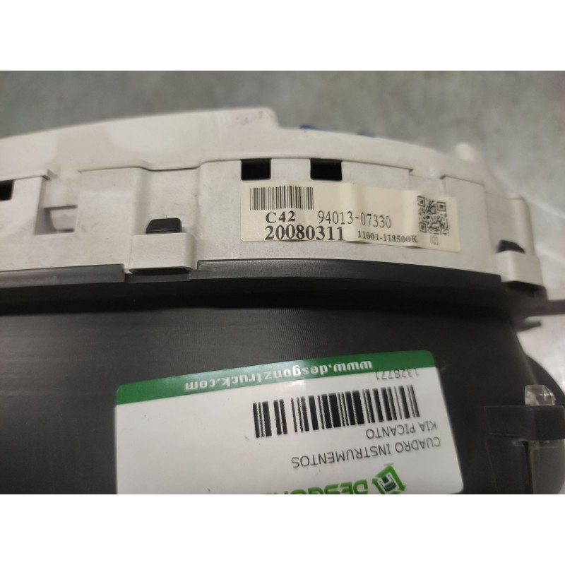 Recambio de cuadro instrumentos para kia picanto 1.1 crdi active referencia OEM IAM 9401307330 - Negro 3