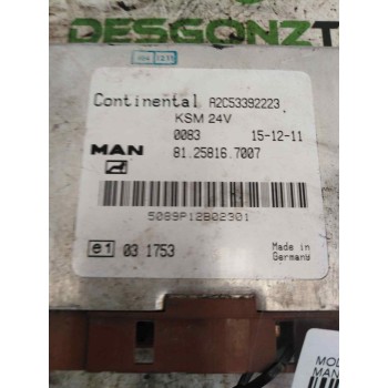 Recambio de modulo electronico para man tgx 18.xxx 12.4 diesel referencia OEM IAM 81258167007 A2C5339223 