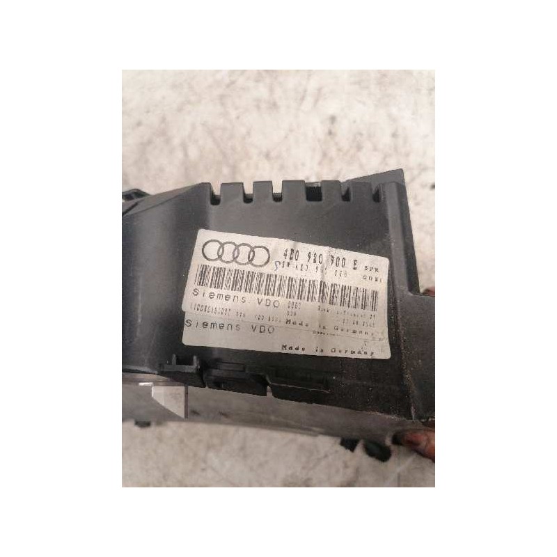 Recambio de cuadro instrumentos para audi a8 (4e2) 3.7 quattro referencia OEM IAM 4E0920900E 110080101007 2