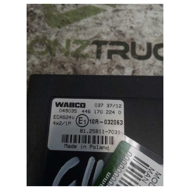Recambio de modulo electronico para man tgx 18.480 fg / 4x2 bl xl referencia OEM IAM 81258117031 4461702240 CENTRALITA ECAS - Blanco 2