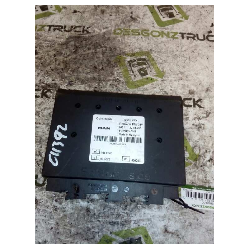 Recambio de modulo electronico para man tgx 18.xxx fg / 4x2 bl xl referencia OEM IAM 81258057107  CENTRALITA ELECTRONIK PTM