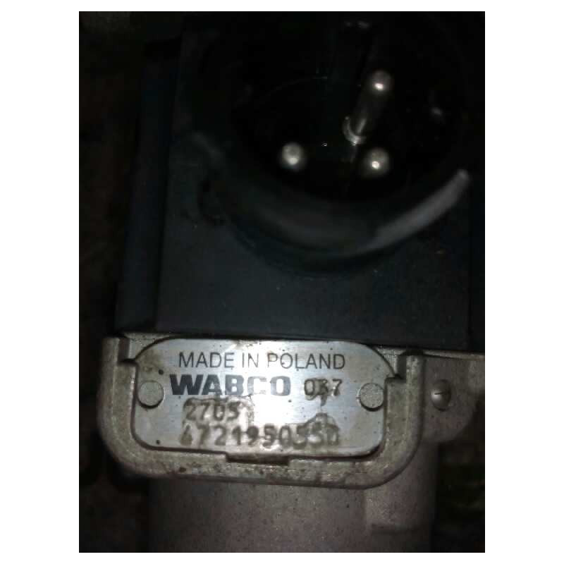 Recambio de valvula aire para iveco eurocargo 05.03  fg 80 e larga distancia referencia OEM IAM 4721950550  ELECTRO VALVULA ABS - Blanco 2