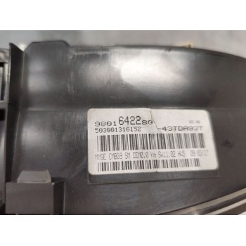 Recambio de cuadro instrumentos para peugeot partner tepee 1.6 bluehdi 100 referencia OEM IAM 9801642280  