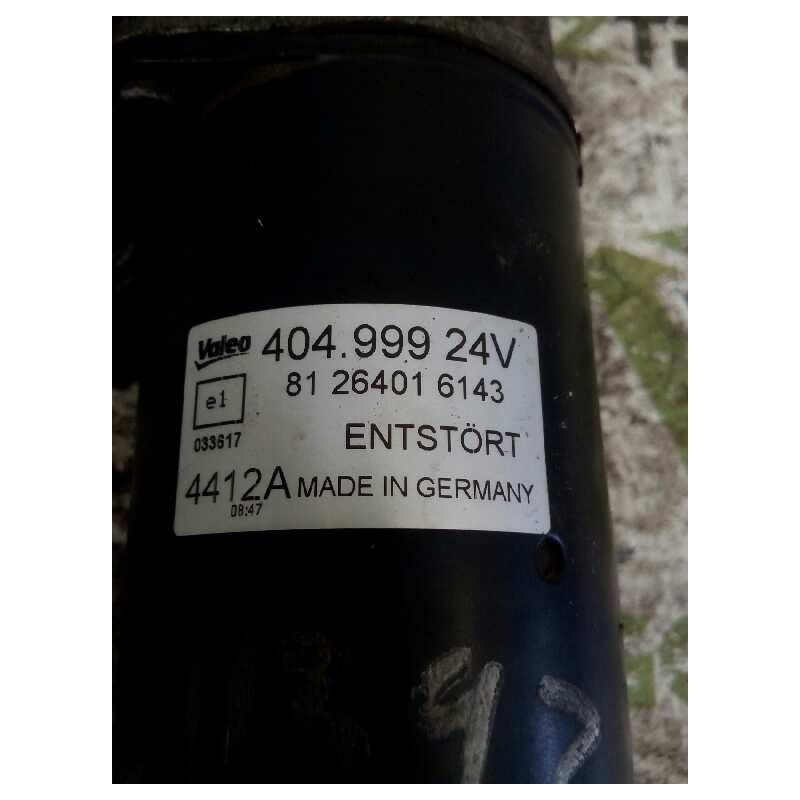 Recambio de motor limpia delantero para man tgx 18.480 fg / 4x2 bl xl referencia OEM IAM 81264016143 VALEO - Blanco 2