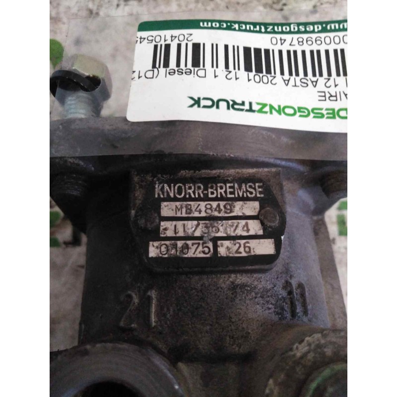 Recambio de valvula aire para volvo fm 12 asta 2001 12.1 diesel (d12d420) referencia OEM IAM 20410545 MB4849 VALVULA TRANSMISOR - Blanco 2