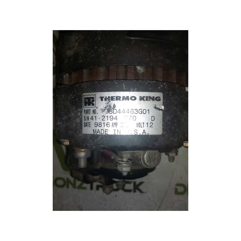 Recambio de alternador para . thermo king ..... referencia OEM IAM 5D44463G01 41-2194 270 AMP 23 12 VOLTIOS 2
