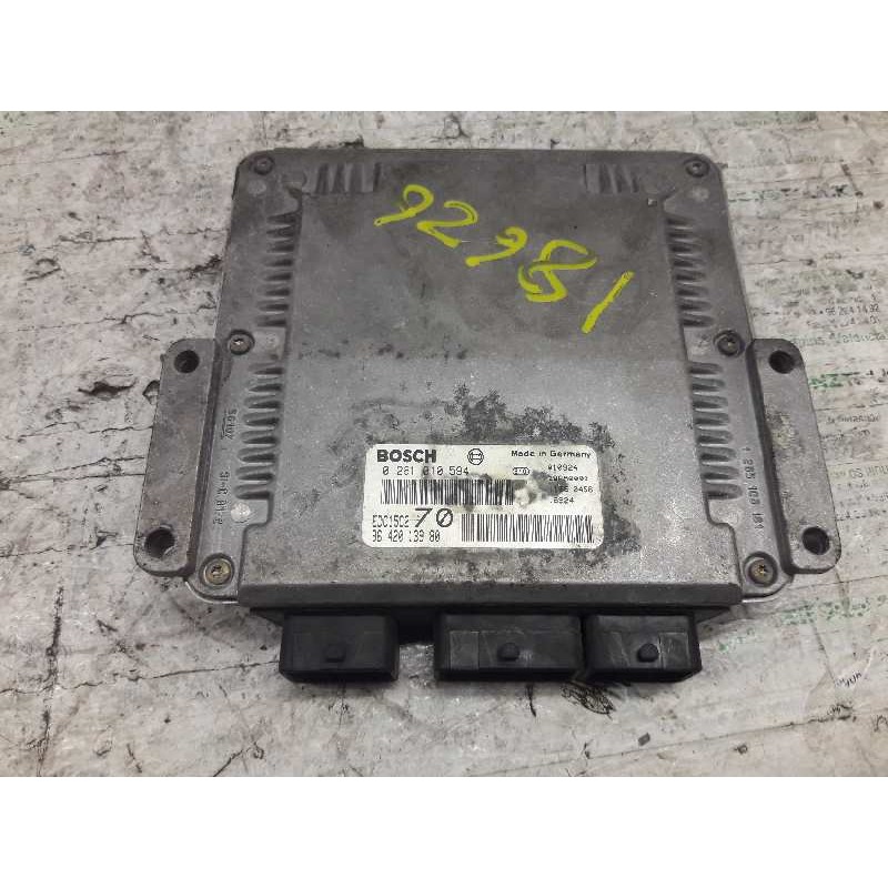 Recambio de centralita motor uce para peugeot 206 berlina xr referencia OEM IAM 0281010594 9642013980 28FM0000 2