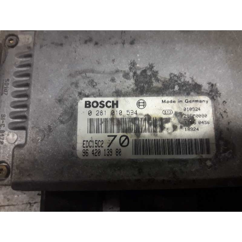 Recambio de centralita motor uce para peugeot 206 berlina xr referencia OEM IAM 0281010594 9642013980 28FM0000 3