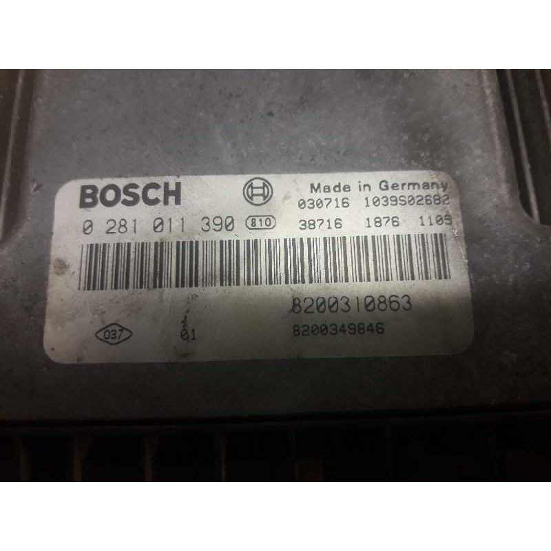 Recambio de centralita motor uce para renault scenic ii authentique referencia OEM IAM 0281011390 8200310863 8200349846 - Gris 2