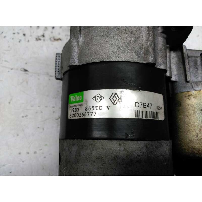 Recambio de motor arranque para renault megane ii berlina 5p authentique referencia OEM IAM 8200266777 VALEO 4