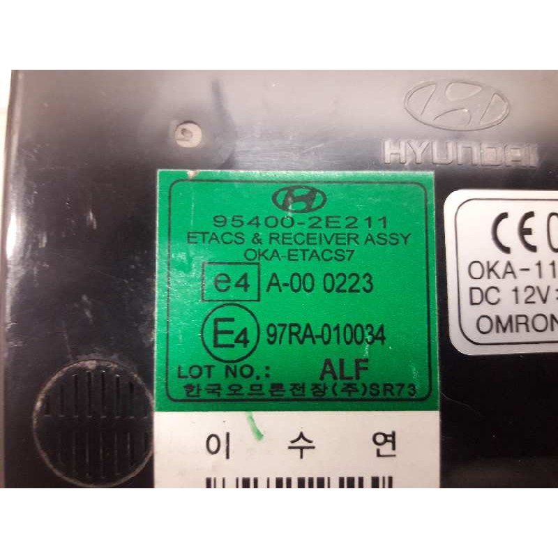 Recambio de modulo electronico para hyundai tucson (jm) 2.0 crdi comfort (4wd) referencia OEM IAM 954002E211 - Negro 3