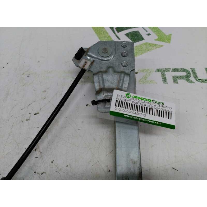 Recambio de elevalunas delantero derecho para peugeot partner (s2) combiespace referencia OEM IAM  MANUAL - Blanco 9