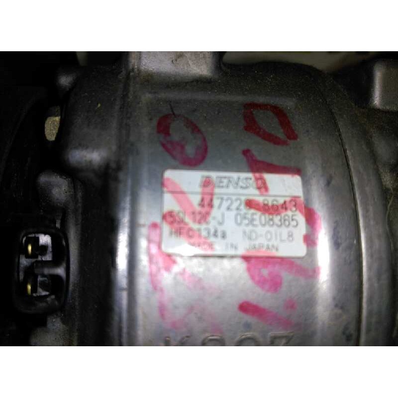 Recambio de compresor aire acondicionado para fiat stilo (192) 1.9 jtd 140 dynamic multijet referencia OEM IAM 4472208643 5SL12C 3