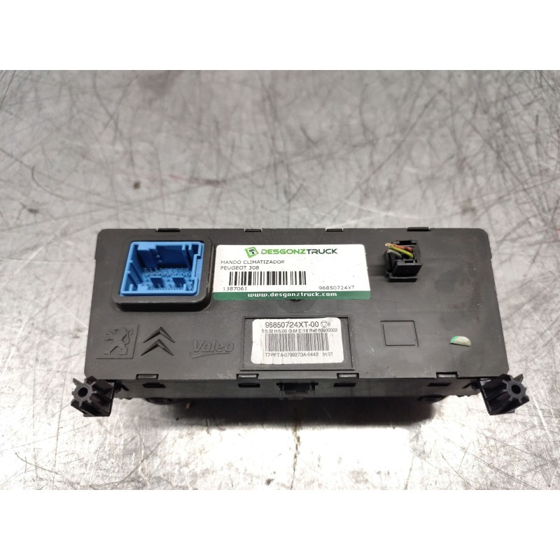 Recambio de mando climatizador para peugeot 308 confort referencia OEM IAM 96850724XT - Negro 4