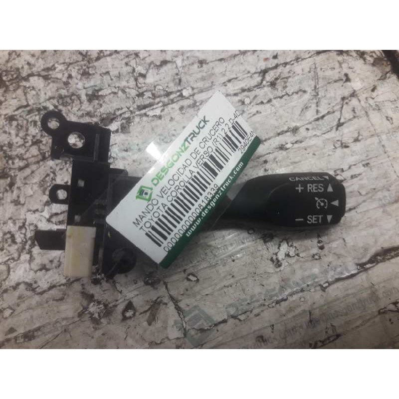 Recambio de mando velocidad de crucero para toyota corolla verso (r1) 2.2 d-4d luna referencia OEM IAM 2940E4N 3 PINS - Negro